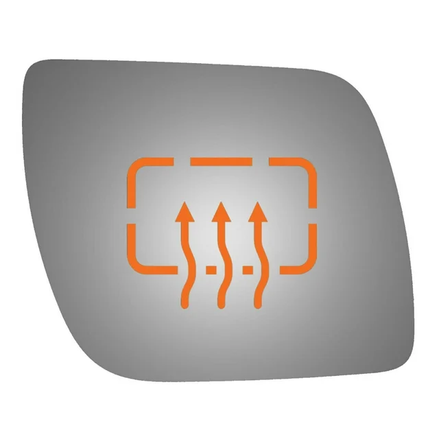 Convex Passenger Side Replacement Mirror Glass For 2011-2015 Ford Explorer - 5461h W/o Baking Plate