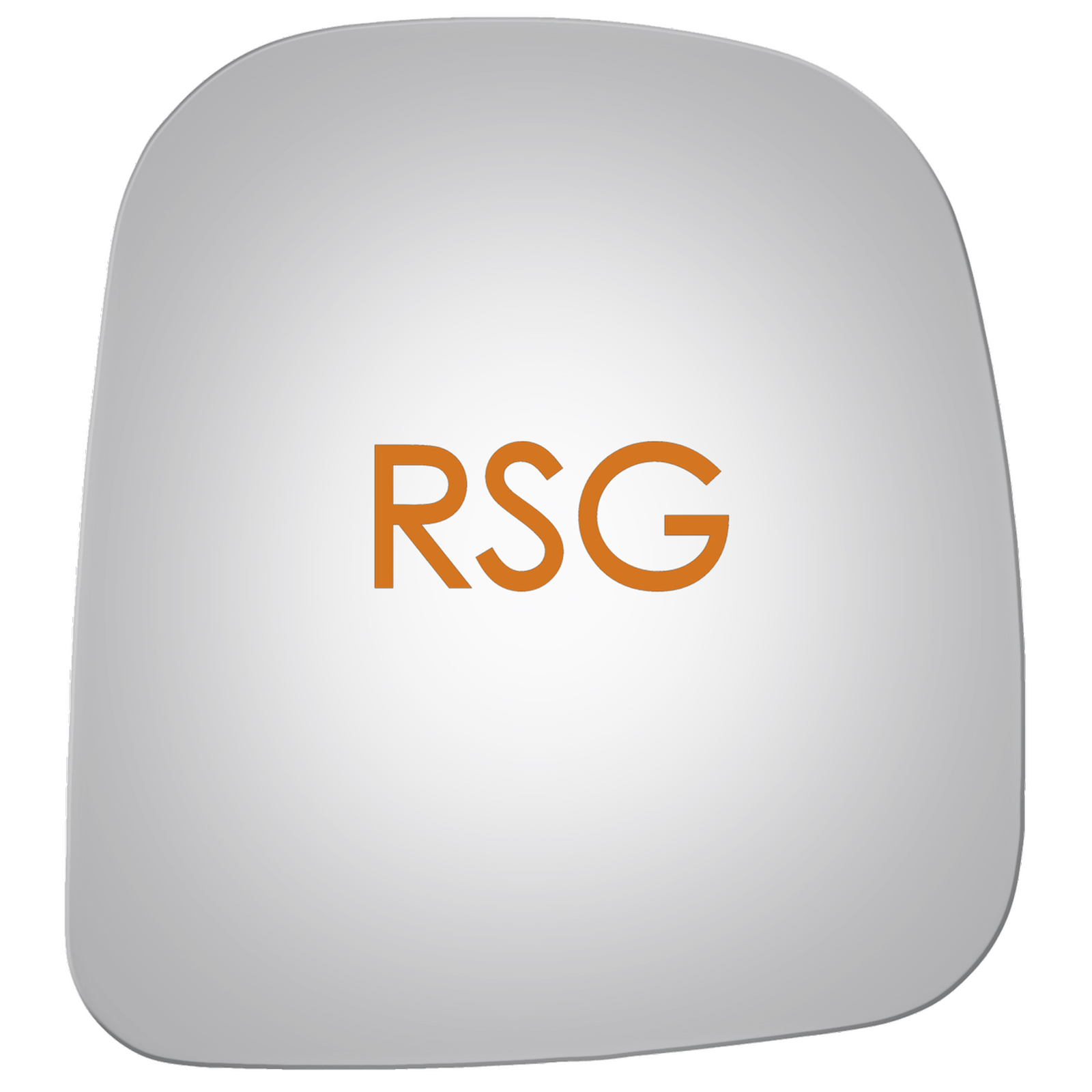 Convex Passenger Side Replacement Mirror Glass For 1996-2002 Chevrolet Express 1500 W/o Baking Plate