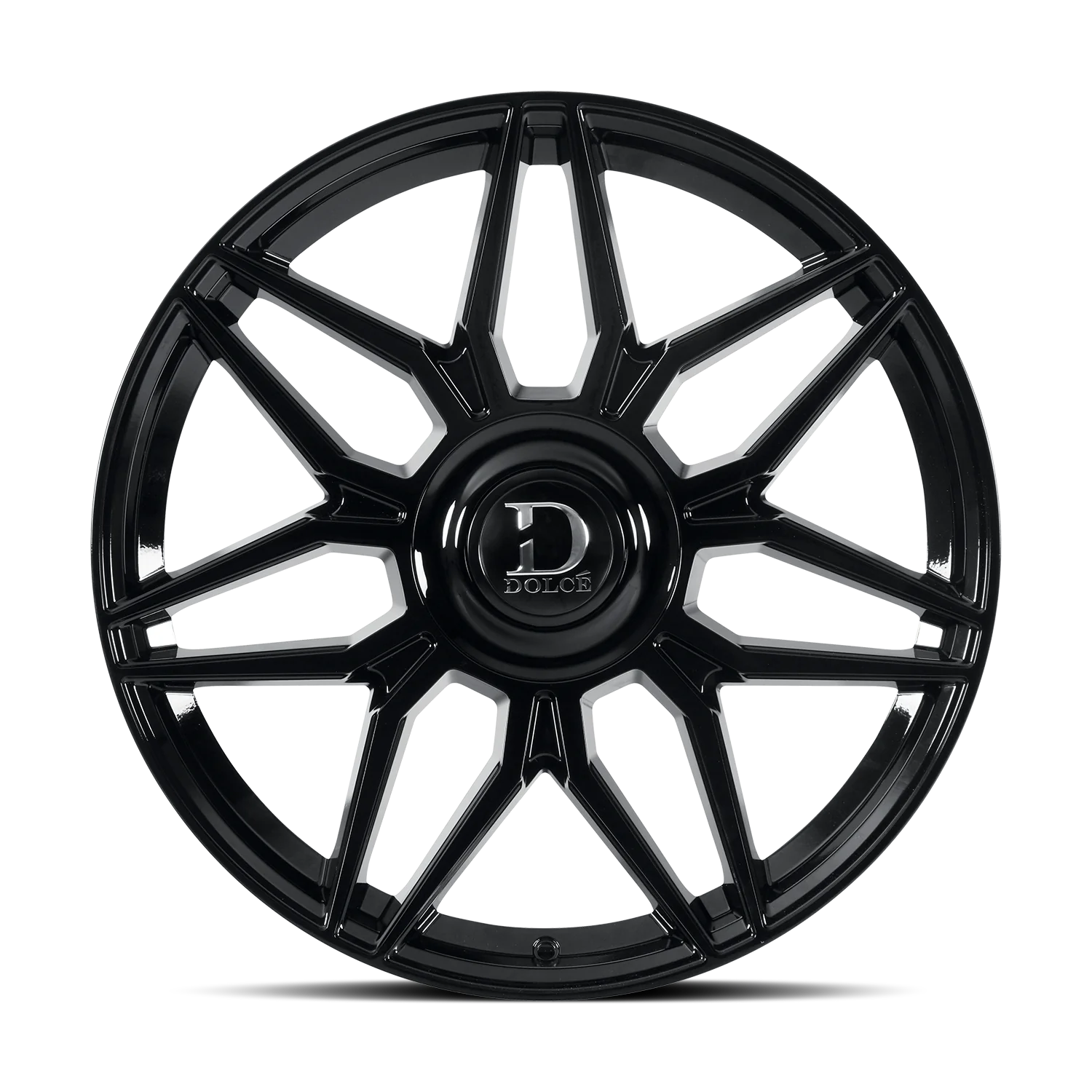 Dolce Luxury Verona 24x10 6x135/6x139.7 +25et 106.2 Gloss Black Wheel