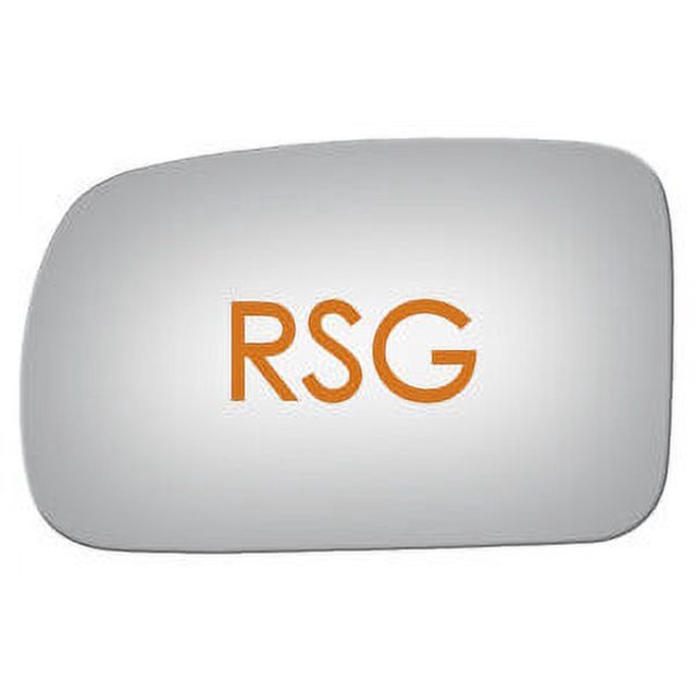 Flat Driver Side Replacement Mirror Glass For 1993-1998 Nissan Quest W/o Baking Plate