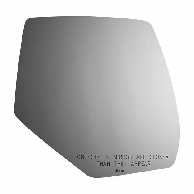 Passenger Side Replacement Mirror Glass For 15-18 Cadillac Escalade W/o Baking Plate