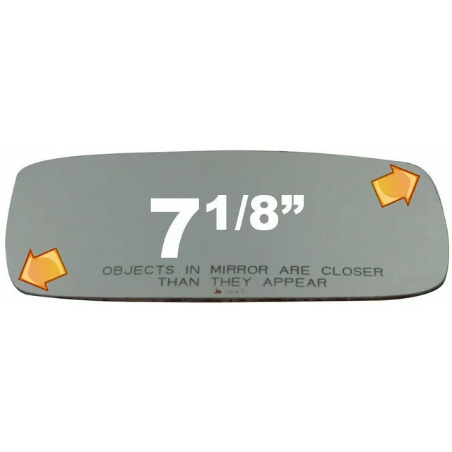 Convex Passenger Side Mirror Glass For 1998-2003 Pontiac Grand Prix W/o Baking Plate