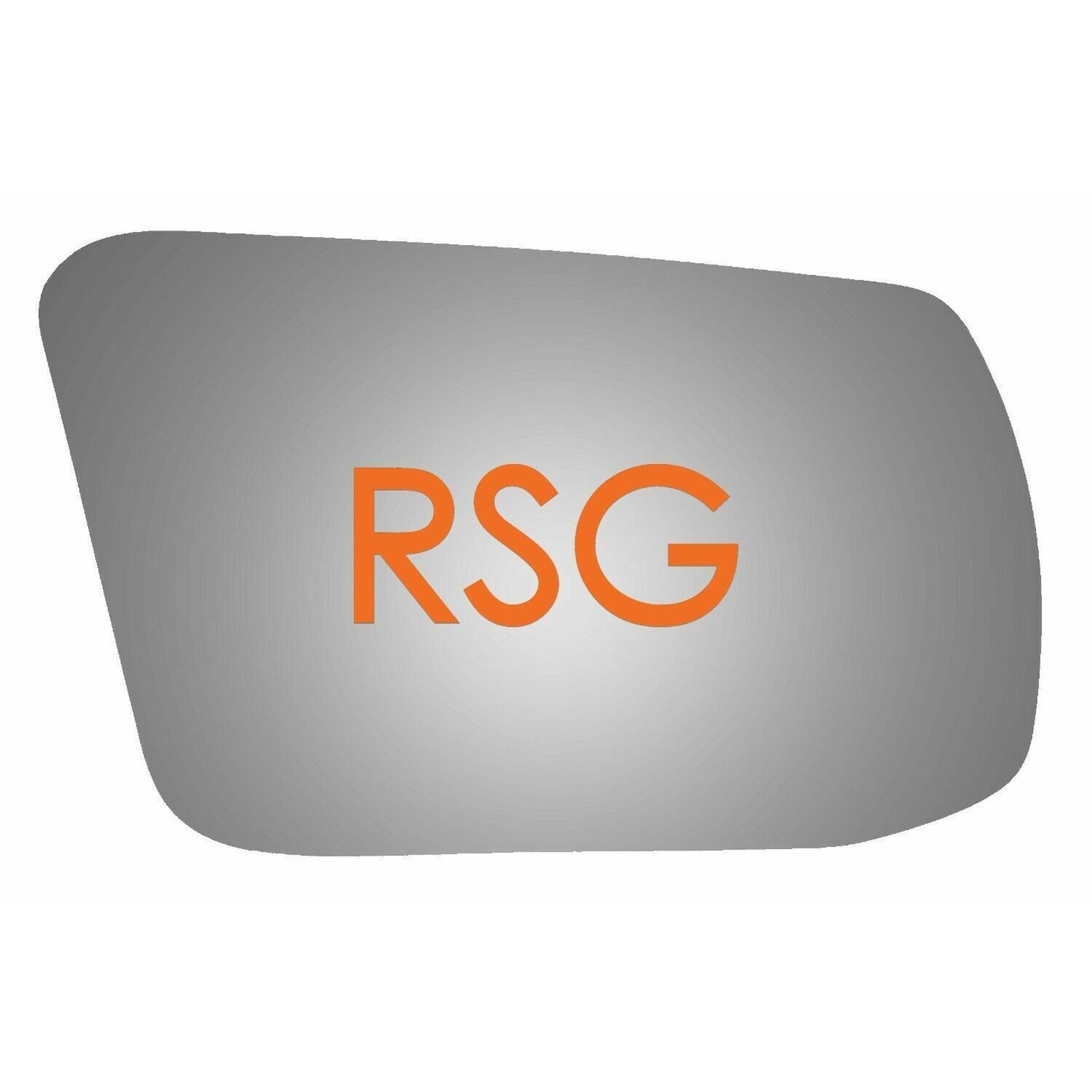 Convex Passenger Side Replacement Mirror Glass For 2013-2018 Nissan Altima W/o Baking Plate